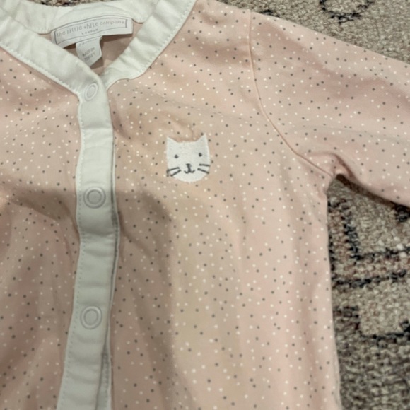 The Little White Company Pink Polkadot Kitty Sleeper - Picture 5 of 5